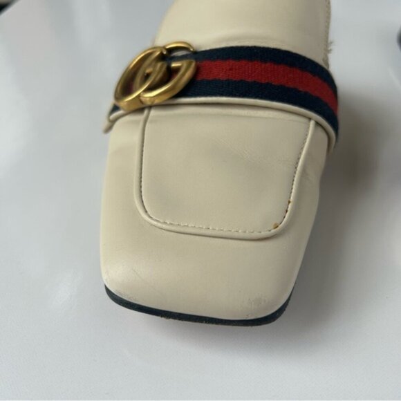 Gucci Peyton White GG Mules size 38 - Picture 6 of 12